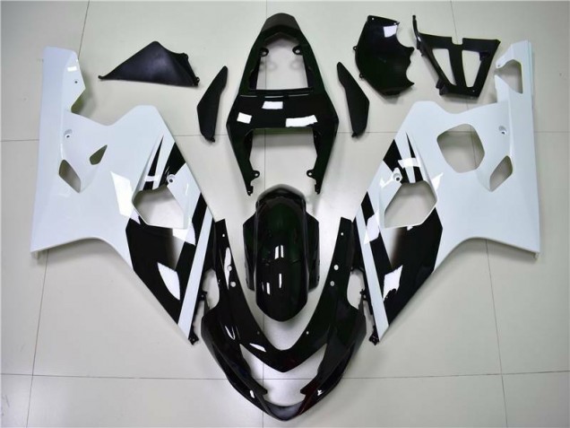 Suzuki GSXR 600 / 750 K4 04-05 Motorrad Verkleidung - Weiß Schwarz Suzuki GSXR 600 / 750 K4 04-05 Motorrad Verkleidung - Weiß Schwarz