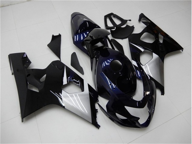 Suzuki GSXR 600 / 750 K4 04-05 Motorrad Verkleidungen - Blau Silber Suzuki GSXR 600 / 750 K4 04-05 Motorrad Verkleidungen - Blau Silber