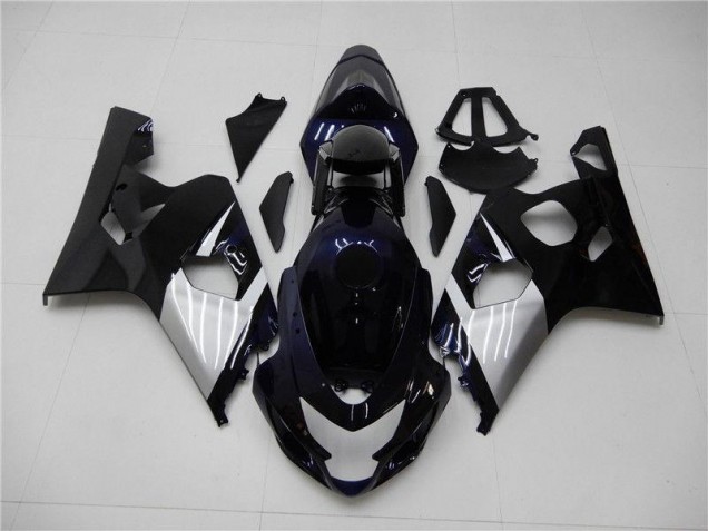 Suzuki GSXR 600 / 750 K4 04-05 Motorrad Verkleidungen - Blau Silber Suzuki GSXR 600 / 750 K4 04-05 Motorrad Verkleidungen - Blau Silber