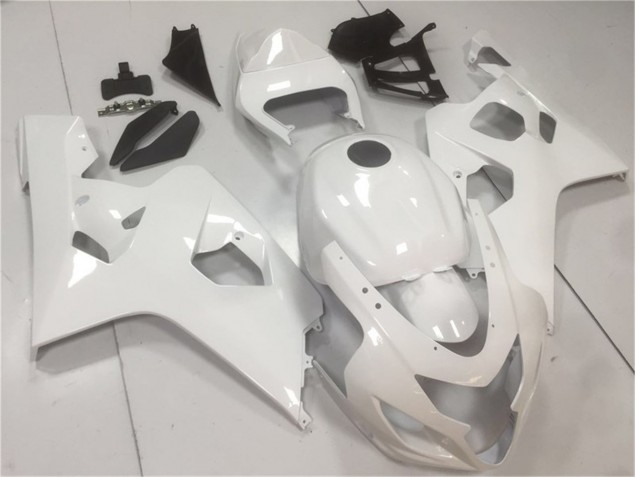 Suzuki GSXR 600 / 750 K4 04-05 Motorrad Verkleidungen - Glänzend Weiß Suzuki GSXR 600 / 750 K4 04-05 Motorrad Verkleidungen - Glänzend Weiß
