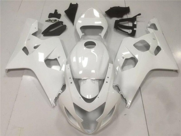 Suzuki GSXR 600 / 750 K4 04-05 Motorrad Verkleidungen - Glänzend Weiß Suzuki GSXR 600 / 750 K4 04-05 Motorrad Verkleidungen - Glänzend Weiß