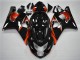 Suzuki GSXR 600 / 750 K4 04-05 Motorrad Verkleidungen - Orange Schwarz Suzuki GSXR 600 / 750 K4 04-05 Motorrad Verkleidungen - Orange Schwarz