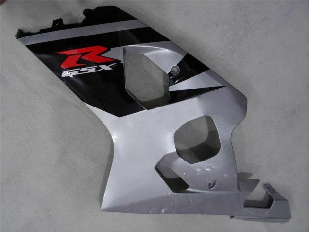 Suzuki GSXR 600 / 750 K4 04-05 Motorrad Verkleidungen - Schwarz Silber Suzuki GSXR 600 / 750 K4 04-05 Motorrad Verkleidungen - Schwarz Silber