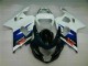 Suzuki GSXR 600 / 750 K4 04-05 Motorrad Verkleidungen - Weiß Schwarz Suzuki GSXR 600 / 750 K4 04-05 Motorrad Verkleidungen - Weiß Schwarz