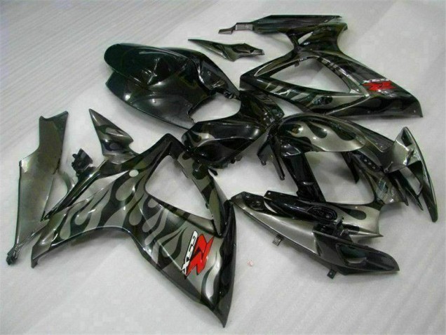 Suzuki GSXR 600 / 750 K6 06-07 Motorrad Verkleidung & Plastik - Schwarz Suzuki GSXR 600 / 750 K6 06-07 Motorrad Verkleidung & Plastik - Schwarz