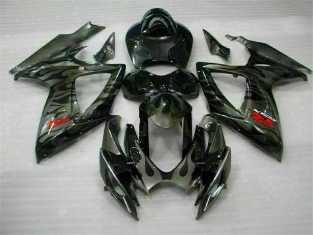 Suzuki GSXR 600 / 750 K6 06-07 Motorrad Verkleidung & Plastik - Schwarz Suzuki GSXR 600 / 750 K6 06-07 Motorrad Verkleidung & Plastik - Schwarz