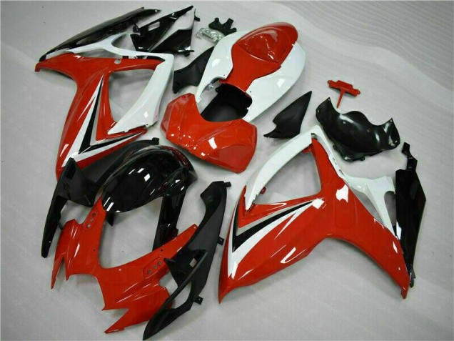 Suzuki GSXR 600 / 750 K6 06-07 Motorrad Verkleidung - Rot Weiß Suzuki GSXR 600 / 750 K6 06-07 Motorrad Verkleidung - Rot Weiß