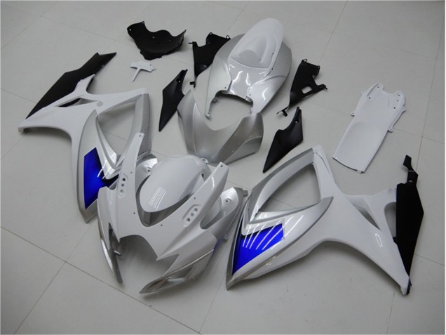 Suzuki GSXR 600 / 750 K6 06-07 Motorrad Verkleidung - Weiß Blau Suzuki GSXR 600 / 750 K6 06-07 Motorrad Verkleidung - Weiß Blau