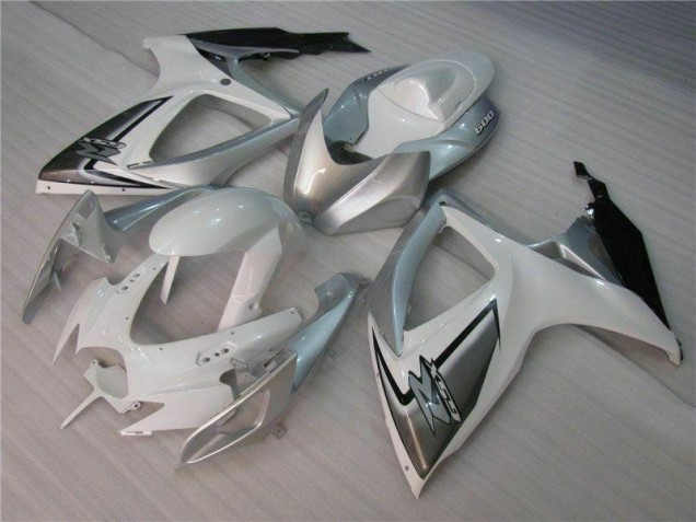Suzuki GSXR 600 / 750 K6 06-07 Motorrad Verkleidung - Weiß Silber Suzuki GSXR 600 / 750 K6 06-07 Motorrad Verkleidung - Weiß Silber