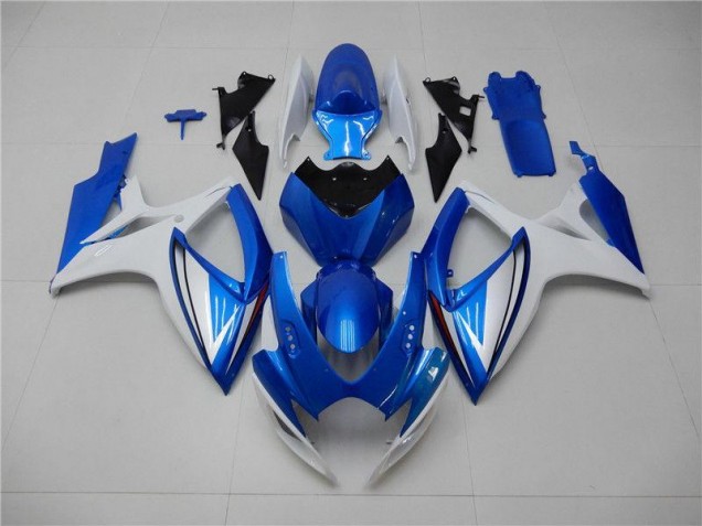 Suzuki GSXR 600 / 750 K6 06-07 Motorrad Verkleidungen - Blau Weiß Suzuki GSXR 600 / 750 K6 06-07 Motorrad Verkleidungen - Blau Weiß