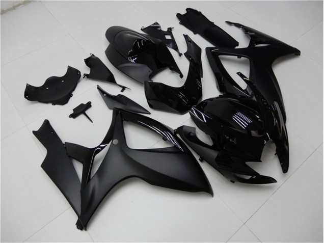 Suzuki GSXR 600 / 750 K6 06-07 Motorrad Verkleidungen - Matt Schwarz Suzuki GSXR 600 / 750 K6 06-07 Motorrad Verkleidungen - Matt Schwarz
