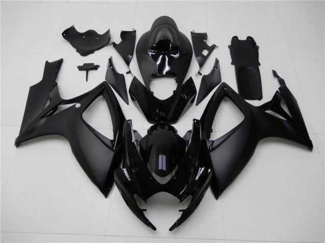 Suzuki GSXR 600 / 750 K6 06-07 Motorrad Verkleidungen - Matt Schwarz Suzuki GSXR 600 / 750 K6 06-07 Motorrad Verkleidungen - Matt Schwarz