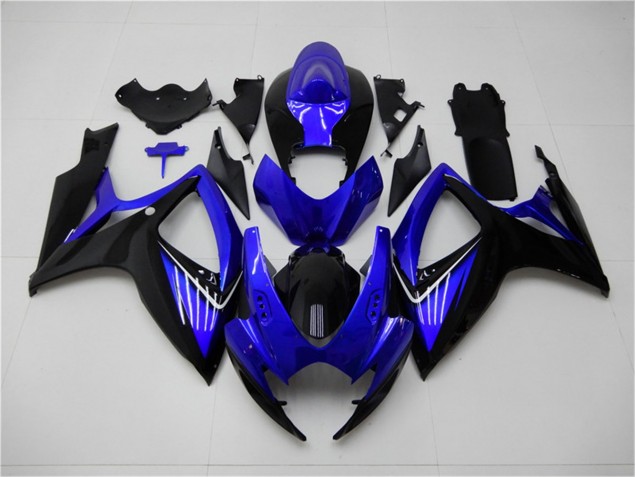 Suzuki GSXR 600 / 750 K6 06-07 Motorrad Verkleidungen & Plastik - Blau Schwarz Suzuki GSXR 600 / 750 K6 06-07 Motorrad Verkleidungen & Plastik - Blau Schwarz