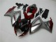 Suzuki GSXR 600 / 750 K6 06-07 Motorrad Verkleidungen - Rot Silber Suzuki GSXR 600 / 750 K6 06-07 Motorrad Verkleidungen - Rot Silber