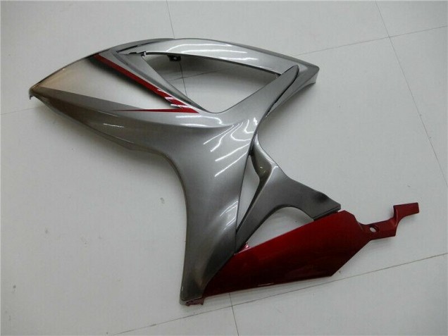 Suzuki GSXR 600 / 750 K6 06-07 Motorrad Verkleidungen - Rot Silber Suzuki GSXR 600 / 750 K6 06-07 Motorrad Verkleidungen - Rot Silber