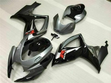Suzuki GSXR 600 / 750 K6 06-07 Motorrad Verkleidungen - Silber Grau