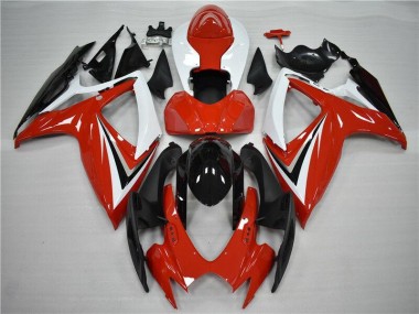 Suzuki GSXR 600 / 750 K6 06-07 Motorrad Vollverkleidung - Rot Schwarz