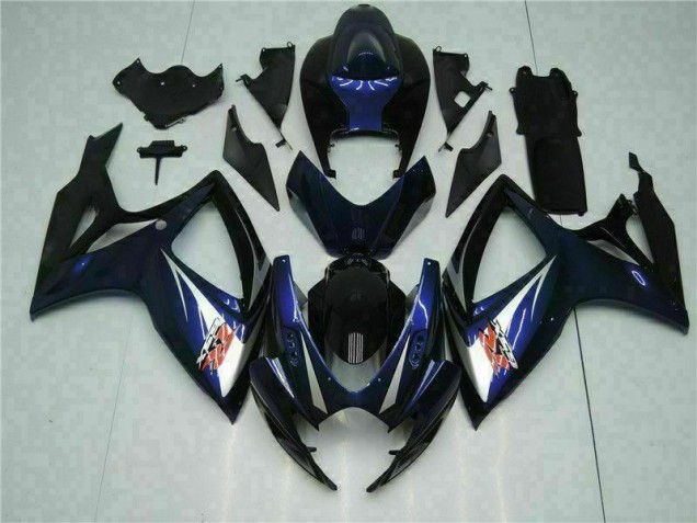 Suzuki GSXR 600 / 750 K6 06-07 Motorrad Vollverkleidung - Schwarz Blau Suzuki GSXR 600 / 750 K6 06-07 Motorrad Vollverkleidung - Schwarz Blau