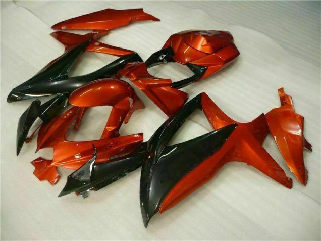 Suzuki GSXR 600 / 750 K8 08-10 Motorrad Verkleidung - Rot Schwarz Suzuki GSXR 600 / 750 K8 08-10 Motorrad Verkleidung - Rot Schwarz