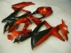 Suzuki GSXR 600 / 750 K8 08-10 Motorrad Verkleidung - Rot Schwarz Suzuki GSXR 600 / 750 K8 08-10 Motorrad Verkleidung - Rot Schwarz