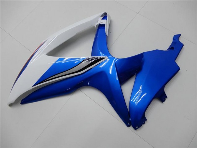Suzuki GSXR 600 / 750 K8 08-10 Motorrad Verkleidung - Weiß Blau