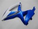 Suzuki GSXR 600 / 750 K8 08-10 Motorrad Verkleidung - Weiß Blau