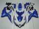 Suzuki GSXR 600 / 750 K8 08-10 Motorrad Verkleidung - Weiß Blau