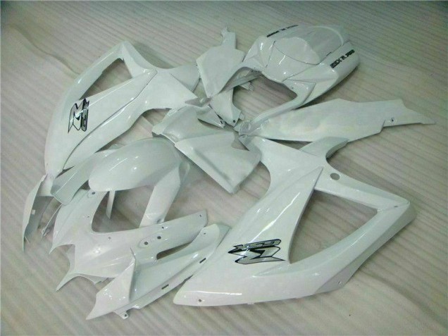 Suzuki GSXR 600 / 750 K8 08-10 Motorrad Verkleidungen - Weiß Suzuki GSXR 600 / 750 K8 08-10 Motorrad Verkleidungen - Weiß