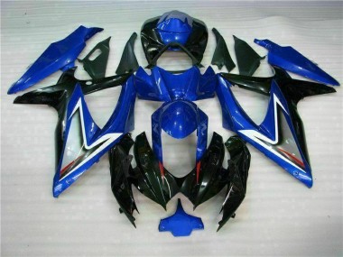 Suzuki GSXR 600 / 750 K8 08-10 Motorrad Vollverkleidung - Blau Schwarz
