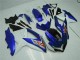 Suzuki GSXR 600 / 750 K8 08-10 Motorrad Vollverkleidung - Blau Weiß