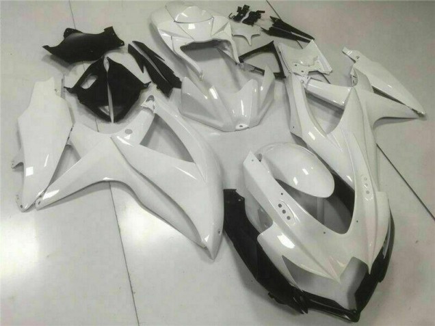 Suzuki GSXR 600 / 750 K8 08-10 Motorrad Vollverkleidung - Weiß Suzuki GSXR 600 / 750 K8 08-10 Motorrad Vollverkleidung - Weiß