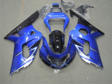 Suzuki GSXR 600 K1 K2 K3 01-03 Motorrad Verkleidungen - Blau