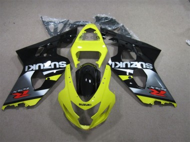Suzuki GSXR 600 K4 04-05 Motorrad Verkleidungen - Gelb Schwarz
