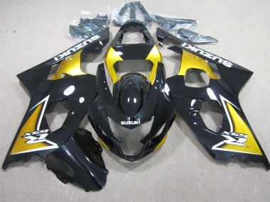 Suzuki GSXR 600 K4 04-05 Motorrad Verkleidungen - Schwarz Gelb