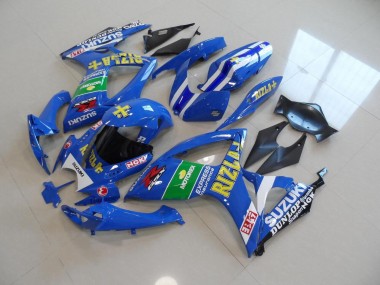Suzuki GSXR 750 K6 06-07 Motorrad Verkleidungen - Blau Gelb Rizla