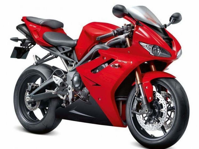 Triumph Daytona 675 Triple 06-08 Motorrad Verkleidungen - Rot Schwarz Triumph Daytona 675 Triple 06-08 Motorrad Verkleidungen - Rot Schwarz