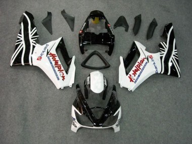 Triumph Daytona 675 Triple 06-08 Motorrad Verkleidungen - Schwarz Weiß