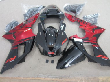 Yamaha R1 00-01 Motorrad Verkleidungen - Schwarz Rot