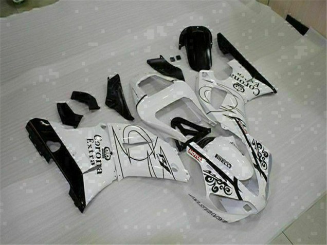 Yamaha R1 00-01 Motorrad Vollverkleidung - Weiß Yamaha R1 00-01 Motorrad Vollverkleidung - Weiß