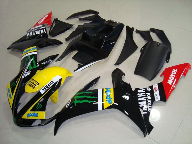 Yamaha R1 02-03 Motorrad Verkleidungen - Monster Drink Grafik Yamaha R1 02-03 Motorrad Verkleidungen - Monster Drink Grafik