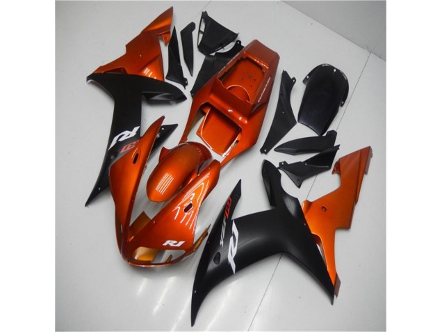 Yamaha R1 02-03 Motorrad Verkleidungen - Orange Schwarz Yamaha R1 02-03 Motorrad Verkleidungen - Orange Schwarz
