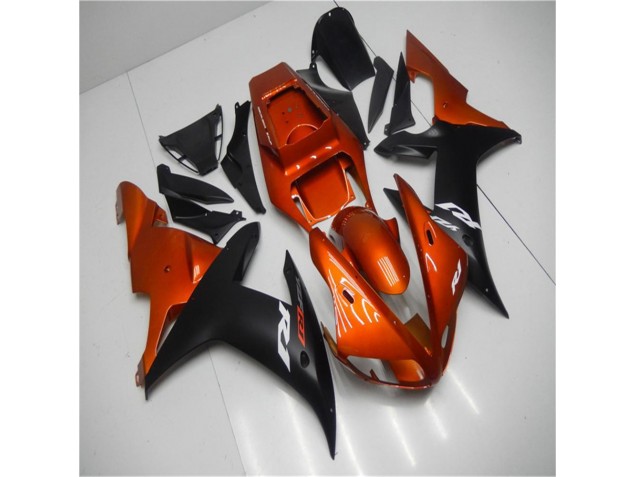 Yamaha R1 02-03 Motorrad Verkleidungen - Orange Schwarz Yamaha R1 02-03 Motorrad Verkleidungen - Orange Schwarz