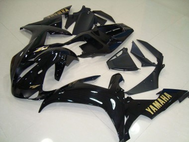 Yamaha R1 02-03 Motorrad Verkleidungen - Schwarz Gold