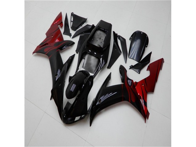 Yamaha R1 02-03 Motorrad Verkleidungen - Schwarz Rot Yamaha R1 02-03 Motorrad Verkleidungen - Schwarz Rot