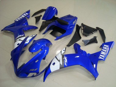 Yamaha R1 02-03 Motorrad Verkleidungen - Weiß Blau