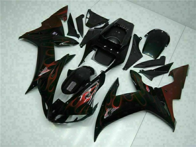 Yamaha R1 02-03 Motorrad VollVerkleidungen & Plastik - Schwarz Yamaha R1 02-03 Motorrad VollVerkleidungen & Plastik - Schwarz