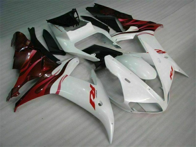Yamaha R1 02-03 Motorrad Vollverkleidung - Weiß Yamaha R1 02-03 Motorrad Vollverkleidung - Weiß