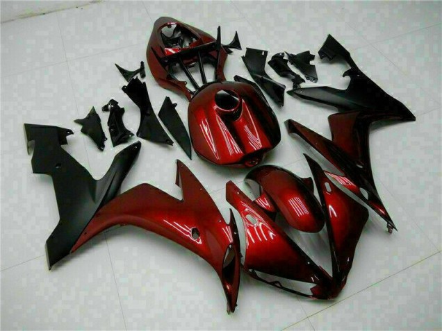 Yamaha R1 04-06 Motorrad Verkleidung - Rot Schwarz Yamaha R1 04-06 Motorrad Verkleidung - Rot Schwarz