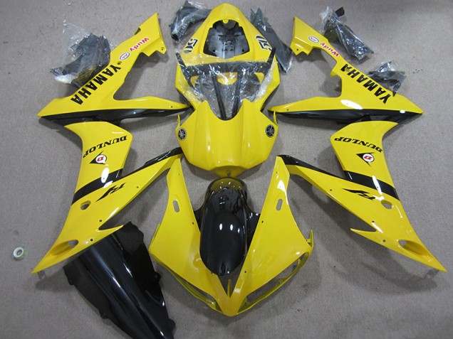 Yamaha R1 04-06 Motorrad Verkleidungen - Gelb Dunlop Yamaha R1 04-06 Motorrad Verkleidungen - Gelb Dunlop