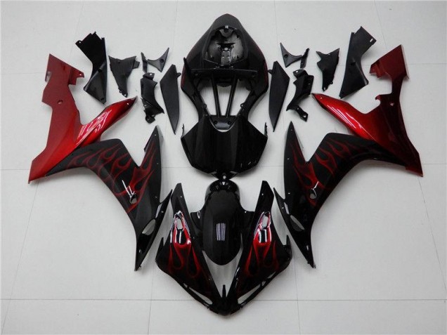 Yamaha R1 04-06 Motorrad Verkleidungen - Rot Schwarz Yamaha R1 04-06 Motorrad Verkleidungen - Rot Schwarz